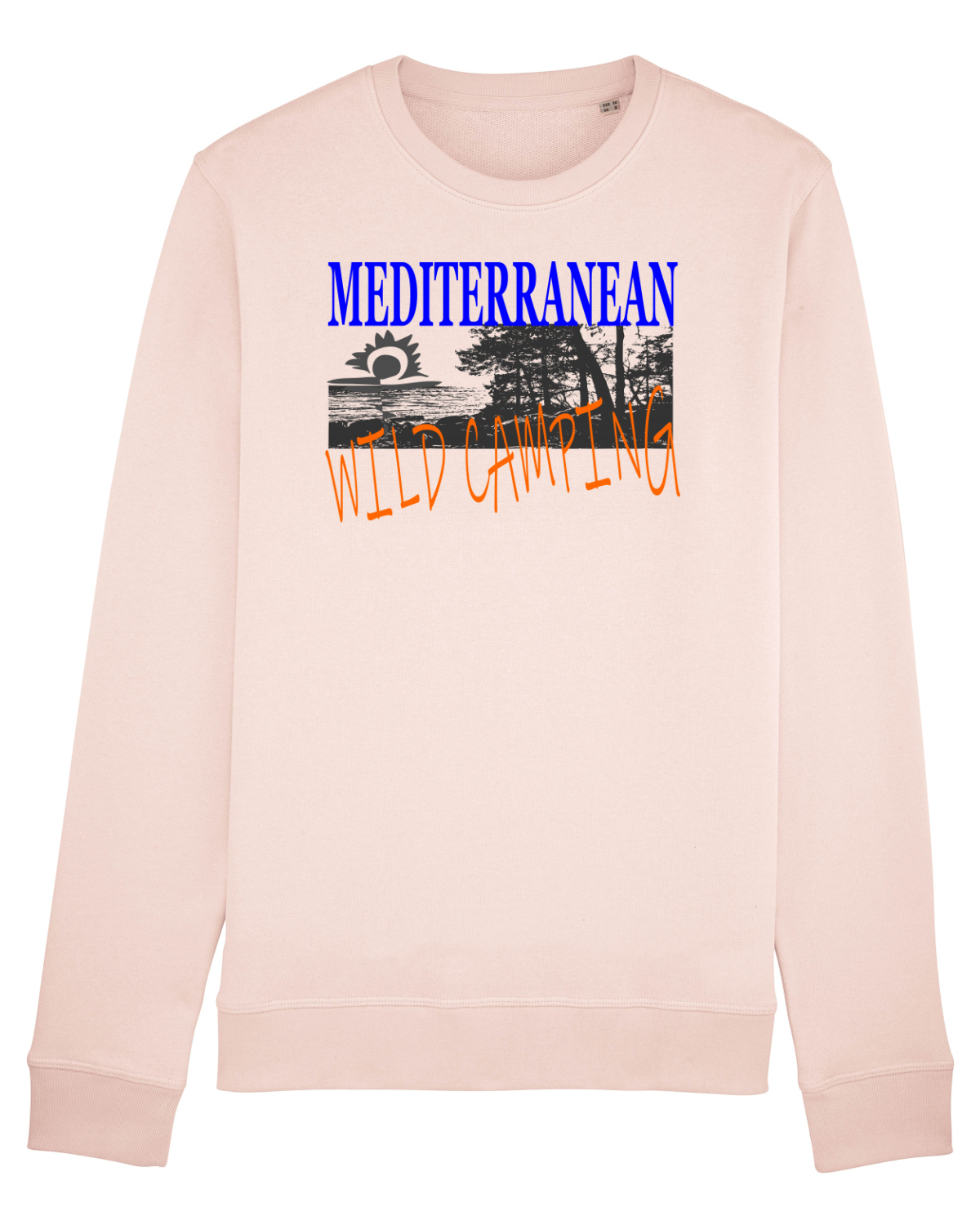Bluză mânecă lungă Unisex Rise Candy Pink