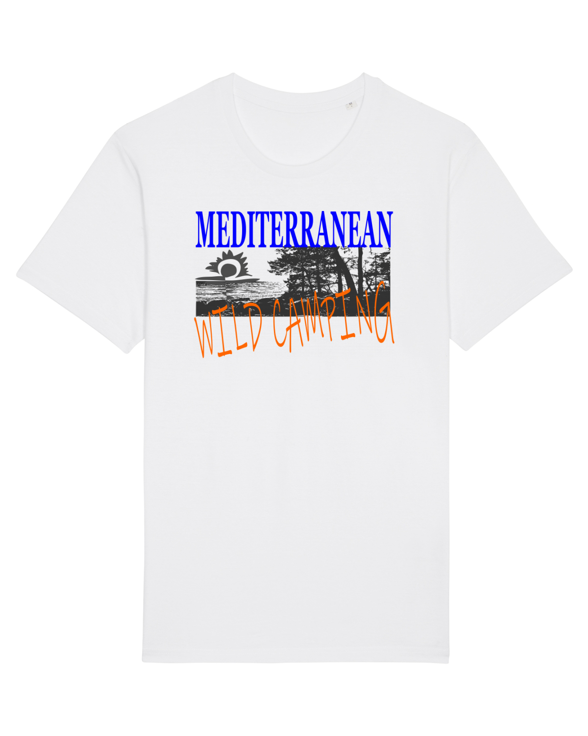Tricou mânecă scurtă Unisex Rocker White
