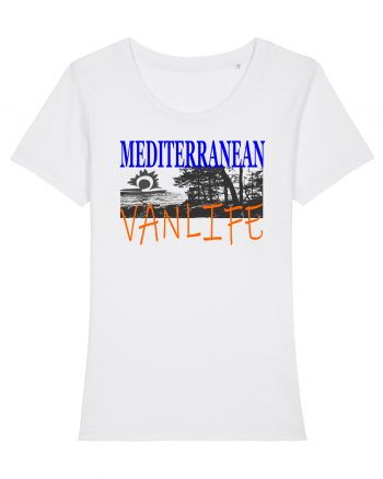 Mediterranean. Vanlife. White