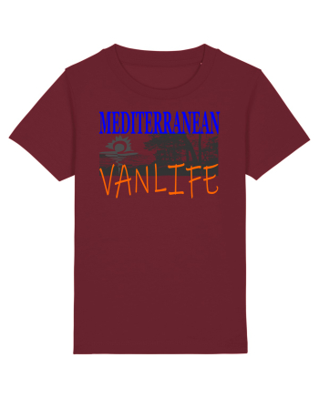 Mediterranean. Vanlife. Burgundy
