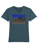 Mediterranean Sunrise Tricou mânecă scurtă guler V Bărbat Presenter