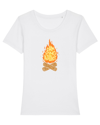 Camping Addict White