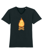 Camping Addict Tricou mânecă scurtă guler V Bărbat Presenter