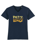 Pretty but loco! Tricou mânecă scurtă guler V Bărbat Presenter