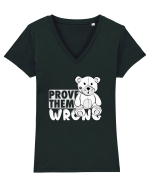Wrong Tricou mânecă scurtă guler V Damă Evoker