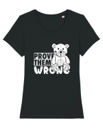 Wrong Tricou mânecă scurtă guler larg fitted Damă Expresser