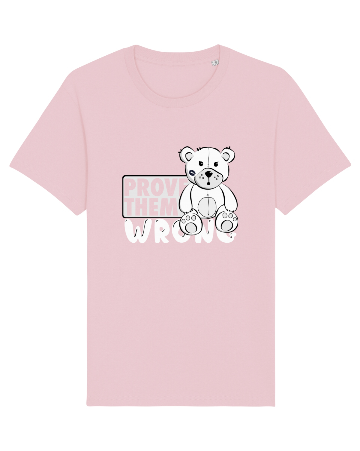 Tricou mânecă scurtă Unisex Rocker Cotton Pink