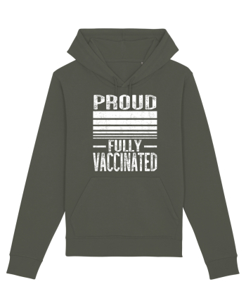 Proud Fully Vaccinated  Khaki