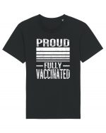Proud Fully Vaccinated  Tricou mânecă scurtă Unisex Rocker