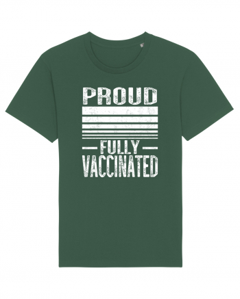 Proud Fully Vaccinated  Bottle Green