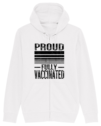 Proud Fully Vaccinated  White