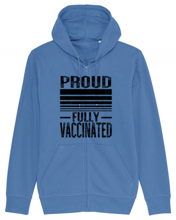 Proud Fully Vaccinated  Bright Blue