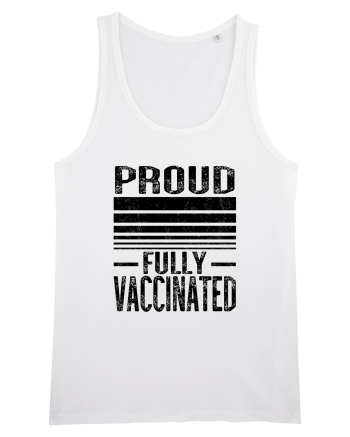 Proud Fully Vaccinated  White