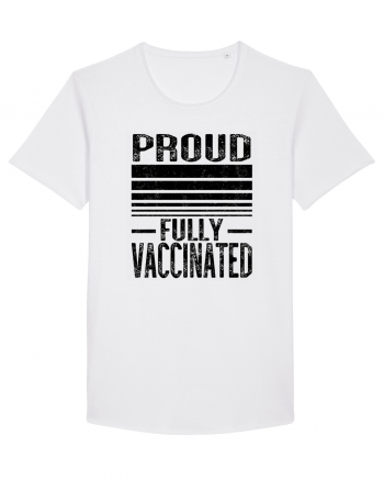 Proud Fully Vaccinated  White