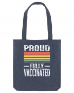 Proud Fully Vaccinated Sunset Sacoșă textilă