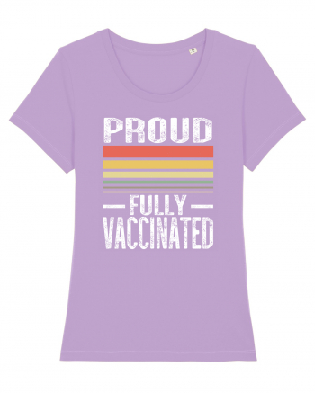Proud Fully Vaccinated Sunset Lavender Dawn