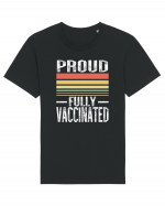 Proud Fully Vaccinated Sunset Tricou mânecă scurtă Unisex Rocker