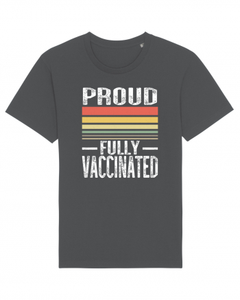 Proud Fully Vaccinated Sunset Anthracite