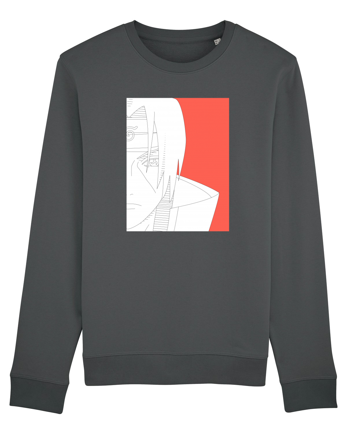 Bluză mânecă lungă Unisex Rise Anthracite