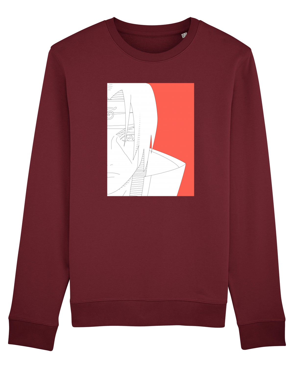 Bluză mânecă lungă Unisex Rise Burgundy