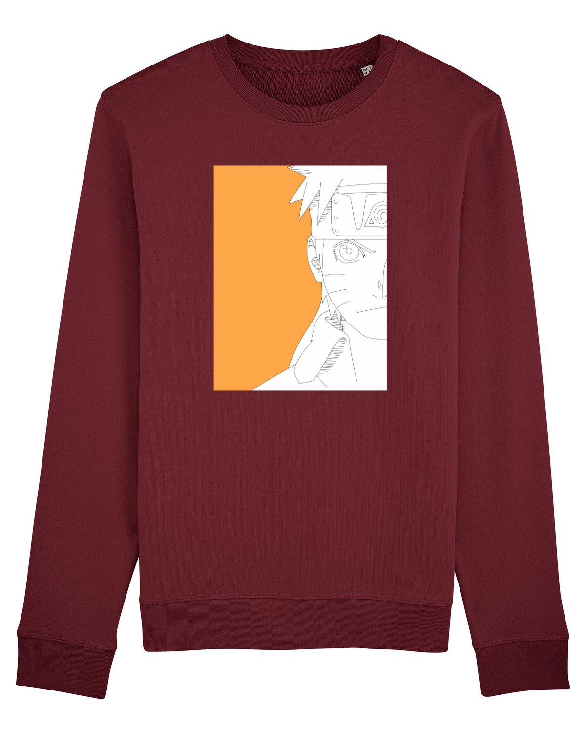 Bluză mânecă lungă Unisex Rise Burgundy