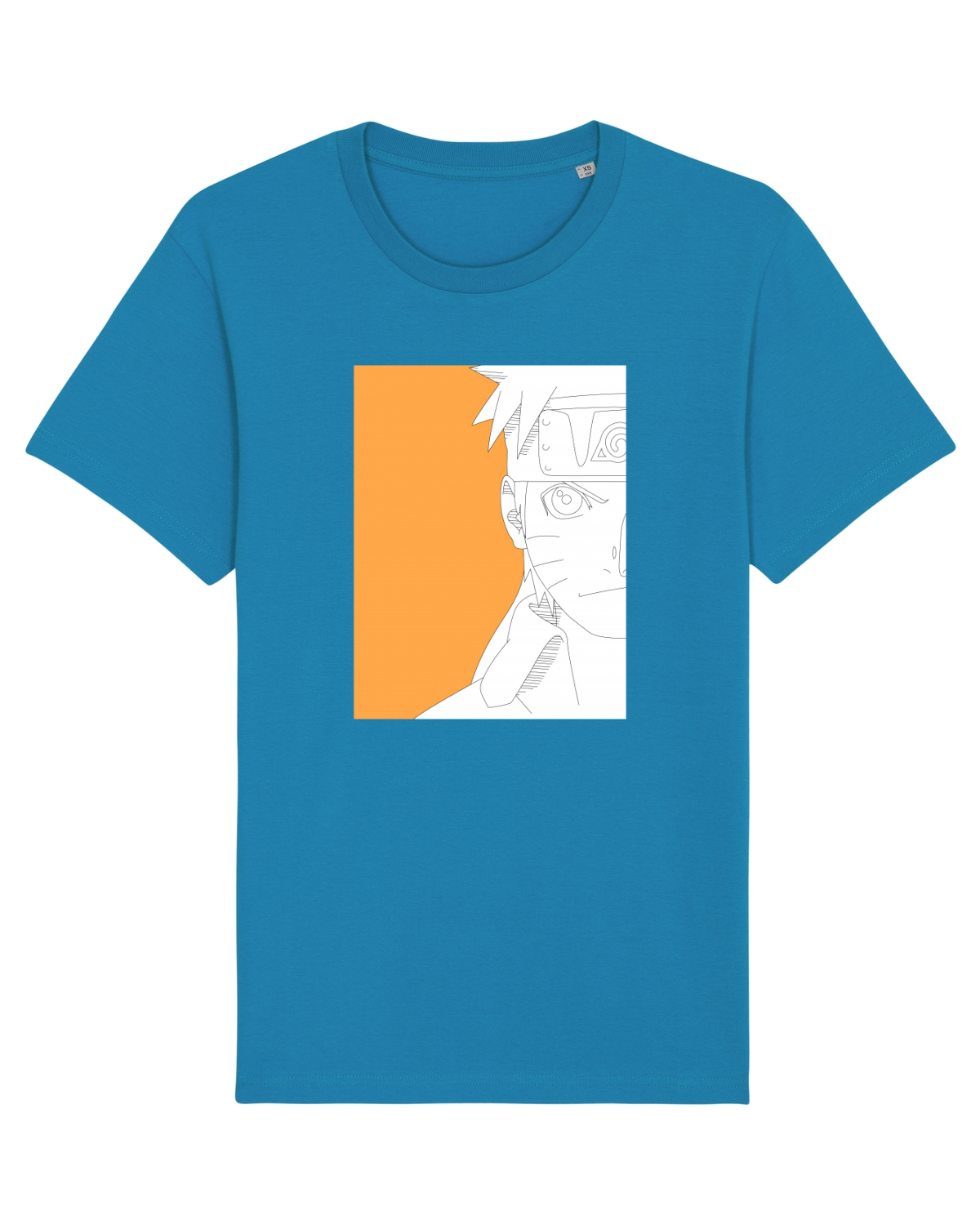 Tricou mânecă scurtă Unisex Rocker Azur