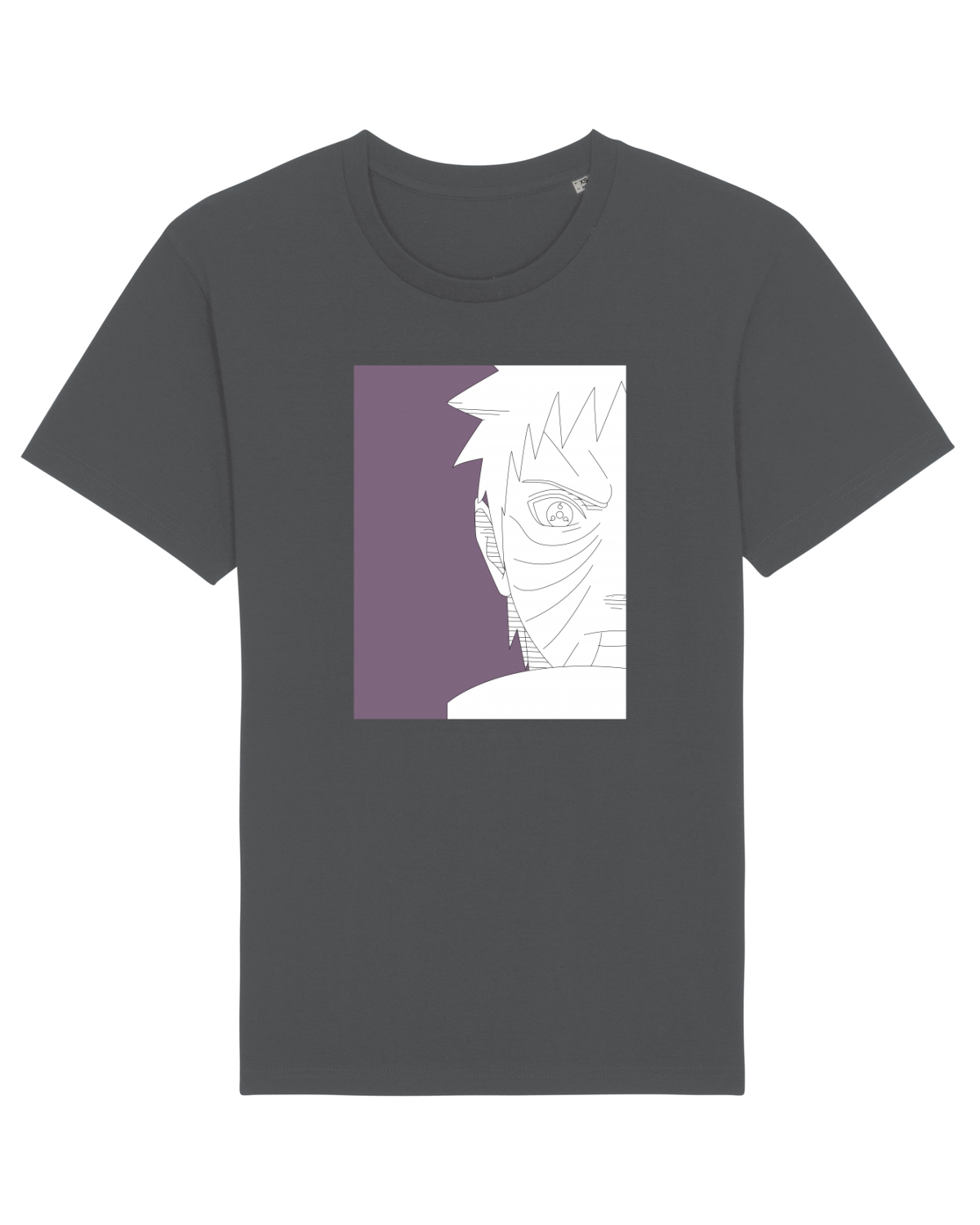 Tricou mânecă scurtă Unisex Rocker Anthracite