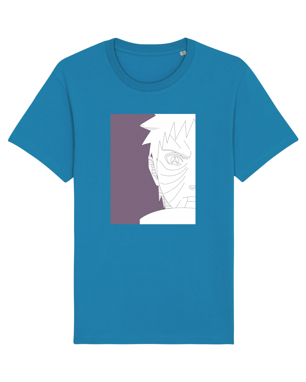Tricou mânecă scurtă Unisex Rocker Azur