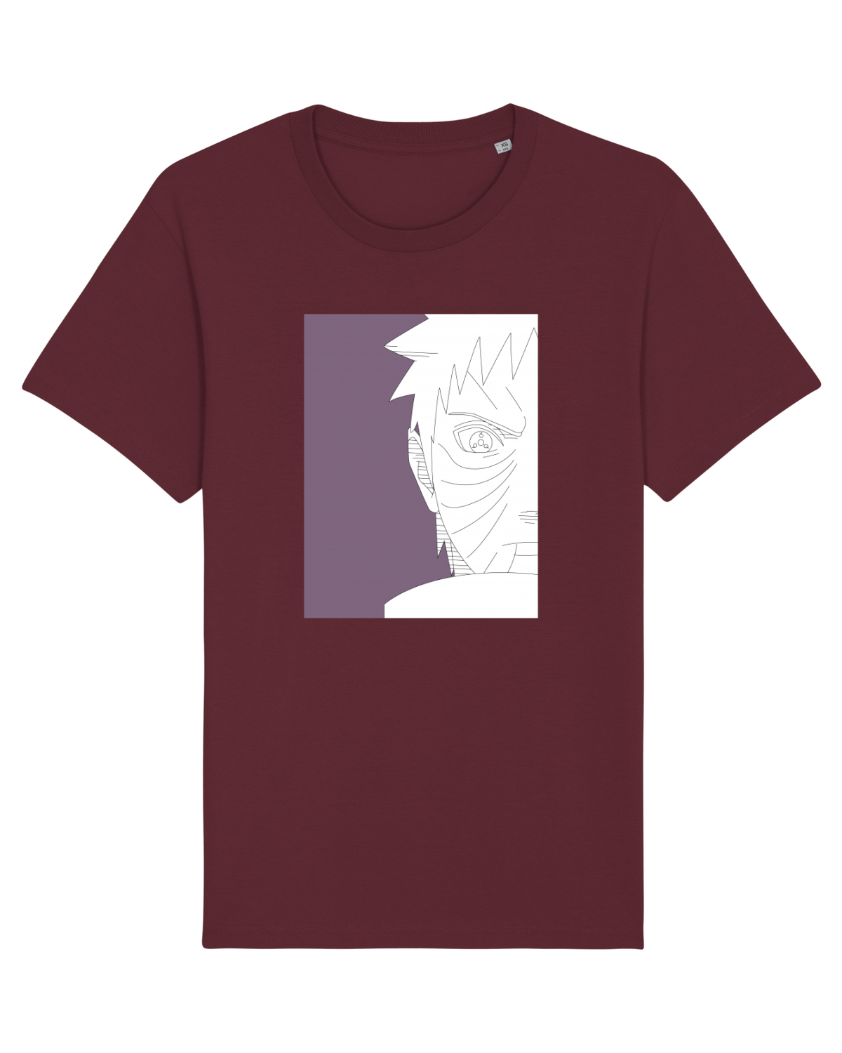 Tricou mânecă scurtă Unisex Rocker Burgundy