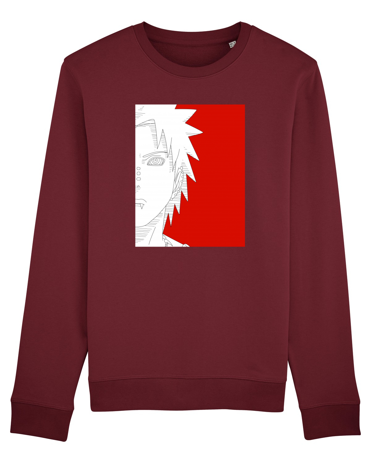 Bluză mânecă lungă Unisex Rise Burgundy