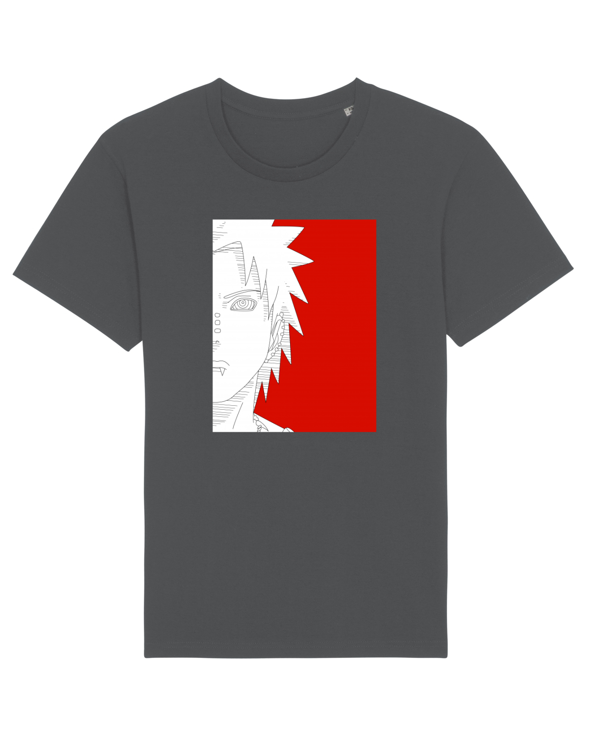 Tricou mânecă scurtă Unisex Rocker Anthracite