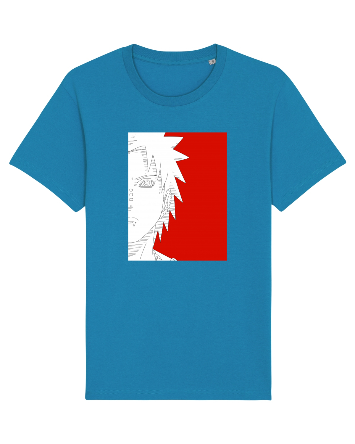 Tricou mânecă scurtă Unisex Rocker Azur