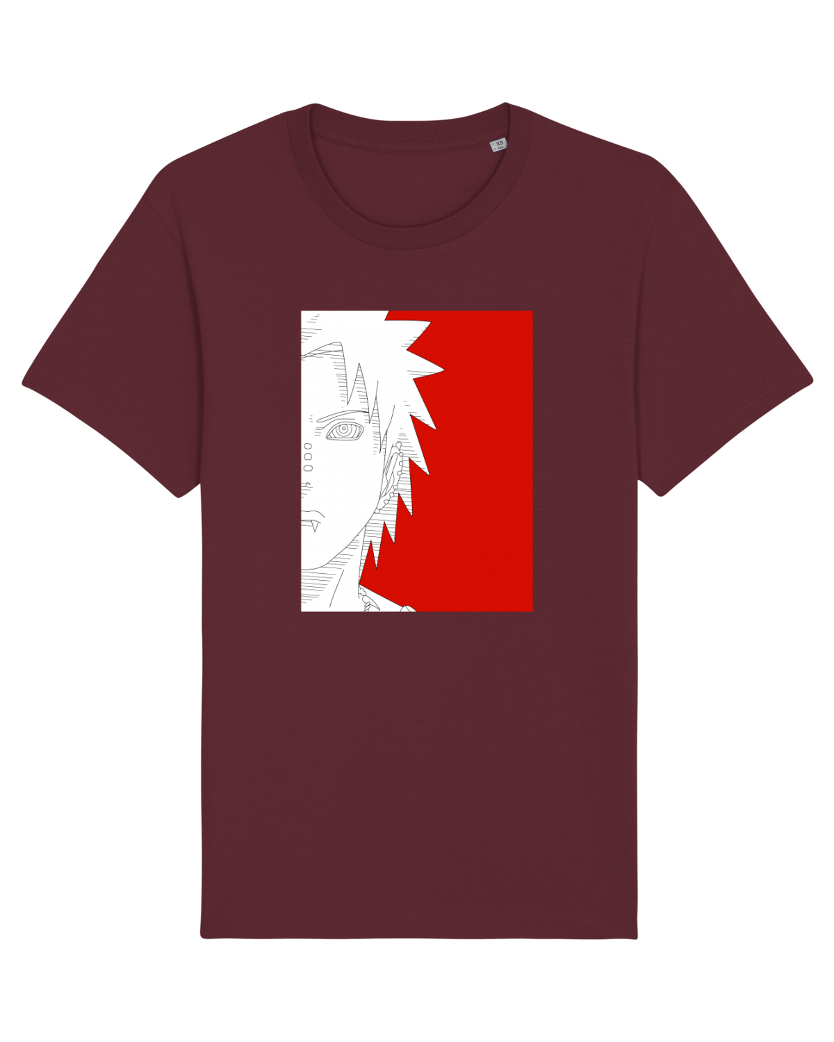 Tricou mânecă scurtă Unisex Rocker Burgundy