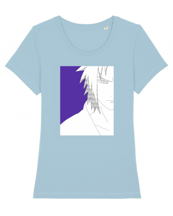 Naruto - Sasuke Uchiha sketch Sky Blue
