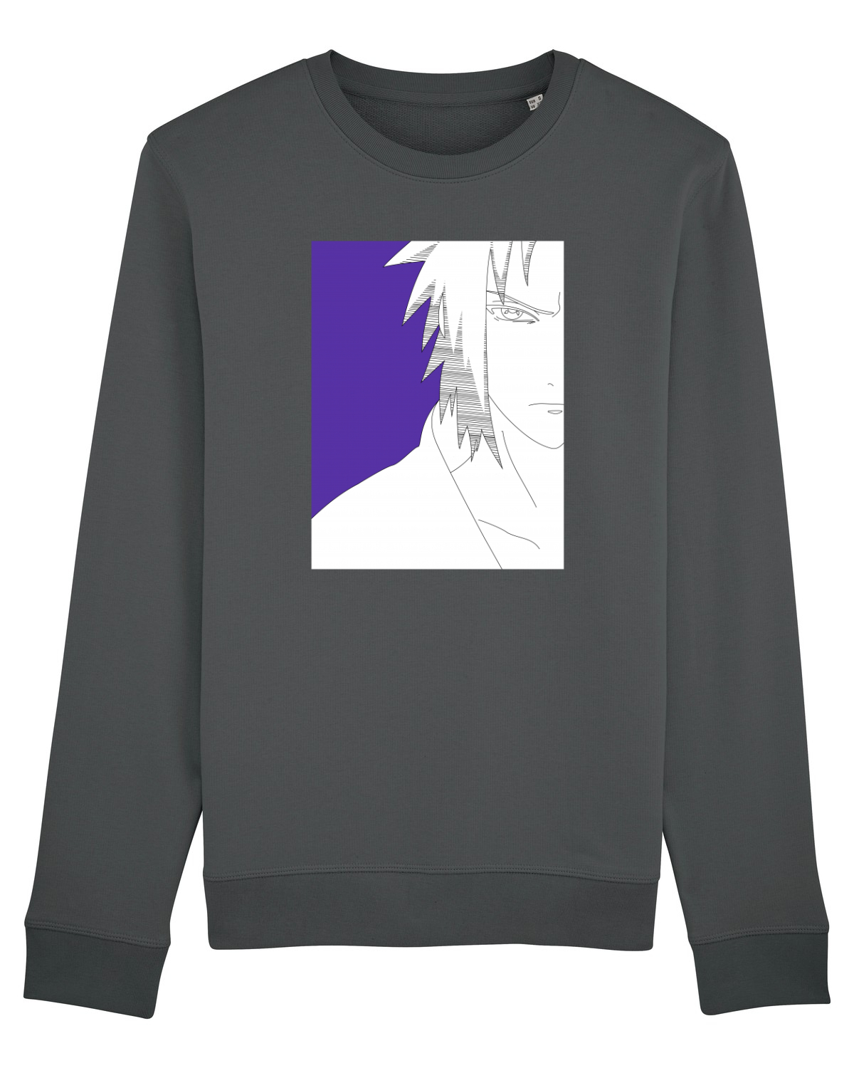 Bluză mânecă lungă Unisex Rise Anthracite