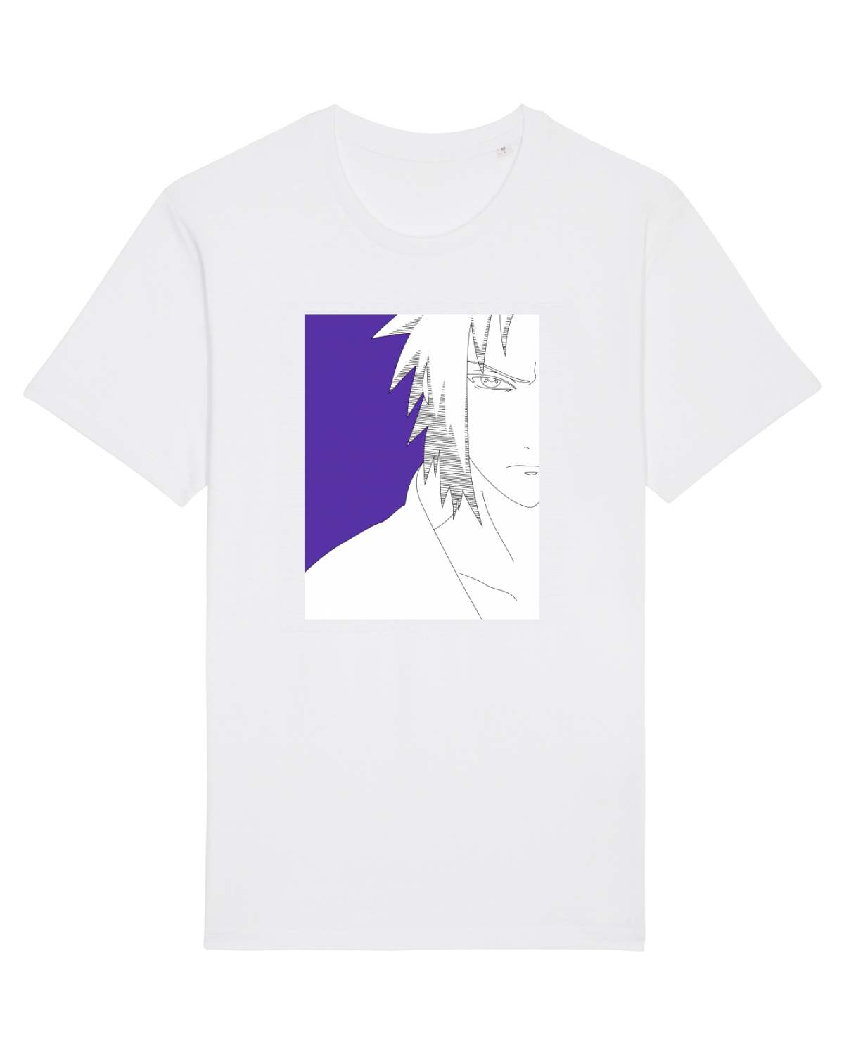 Tricou mânecă scurtă Unisex Rocker White