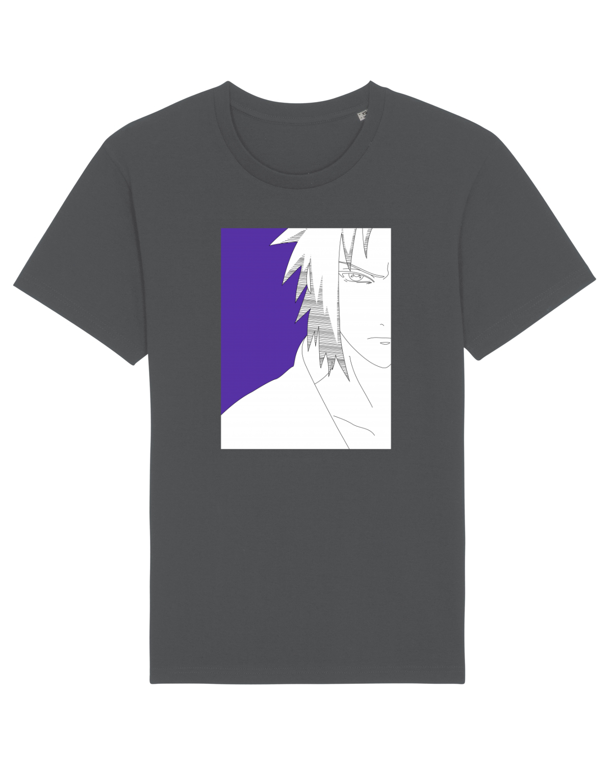 Tricou mânecă scurtă Unisex Rocker Anthracite