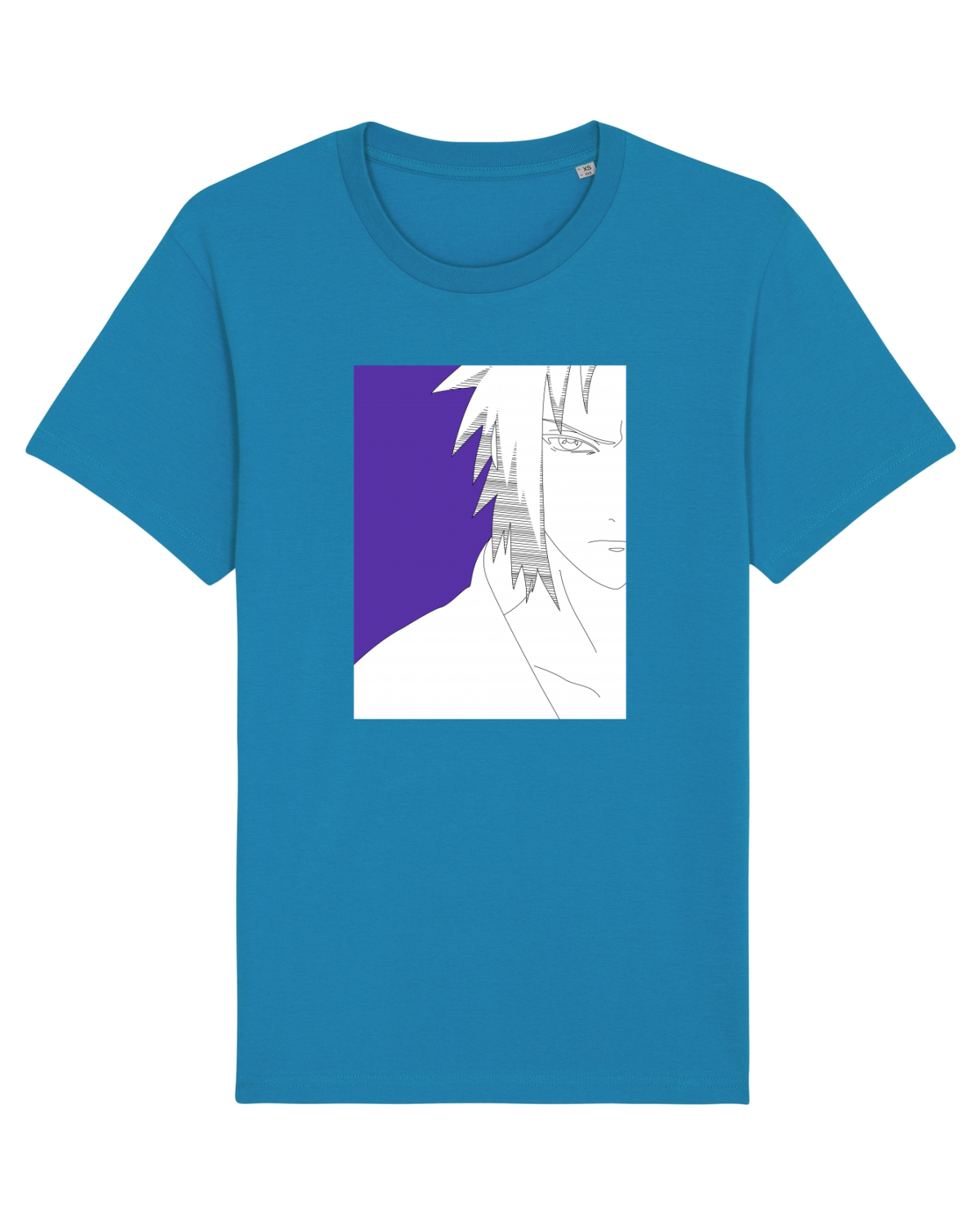 Tricou mânecă scurtă Unisex Rocker Azur