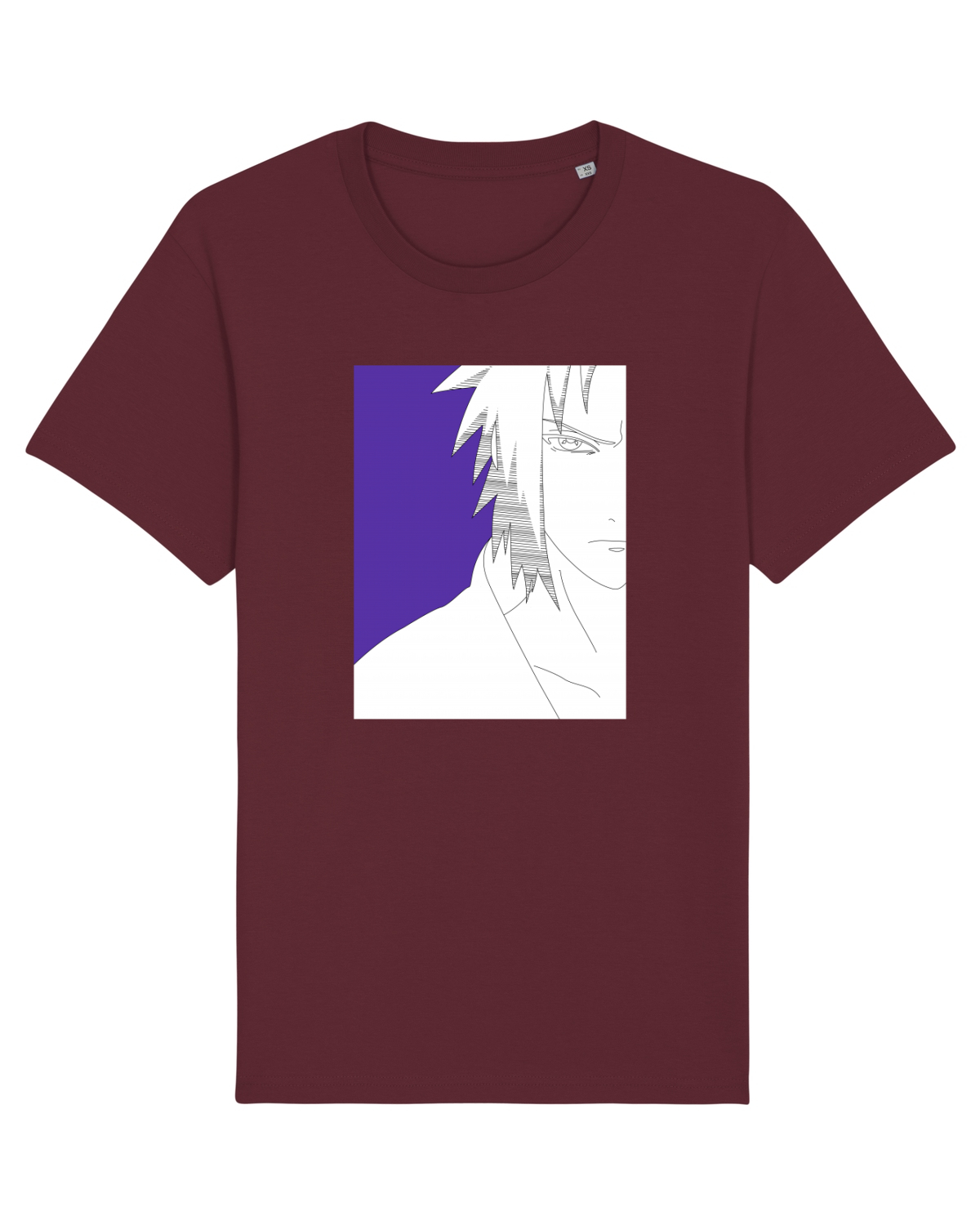 Tricou mânecă scurtă Unisex Rocker Burgundy