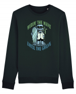 Ridin' The Wave Until The Grave Bluză mânecă lungă Unisex Rise