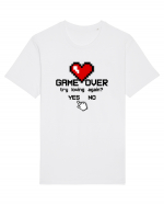 Game Over - YES or NO Tricou mânecă scurtă Unisex Rocker