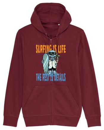 Surfing Is Life The Rest Is Details Burgundy