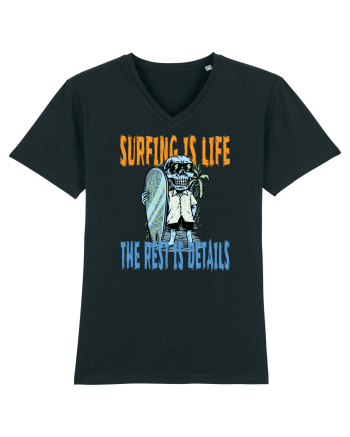 Surfing Is Life The Rest Is Details Black