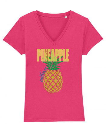 Pineapple Vibes Retro Raspberry
