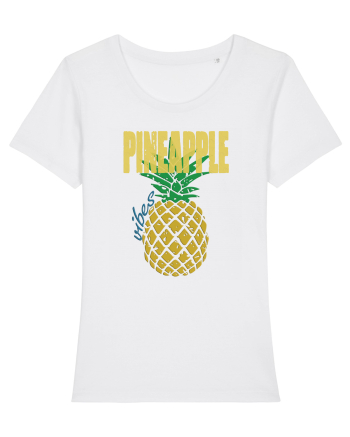 Pineapple Vibes Retro White