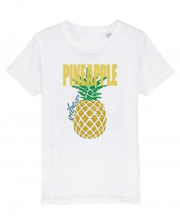 Pineapple Vibes Retro White