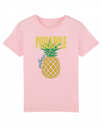 Pineapple Vibes Retro Cotton Pink