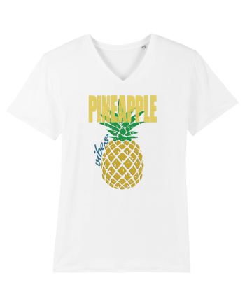 Pineapple Vibes Retro White
