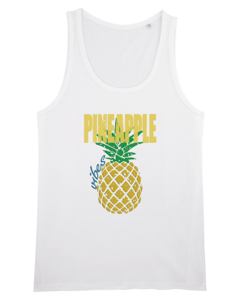 Pineapple Vibes Retro White