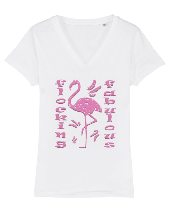 Flocking Fabulous White